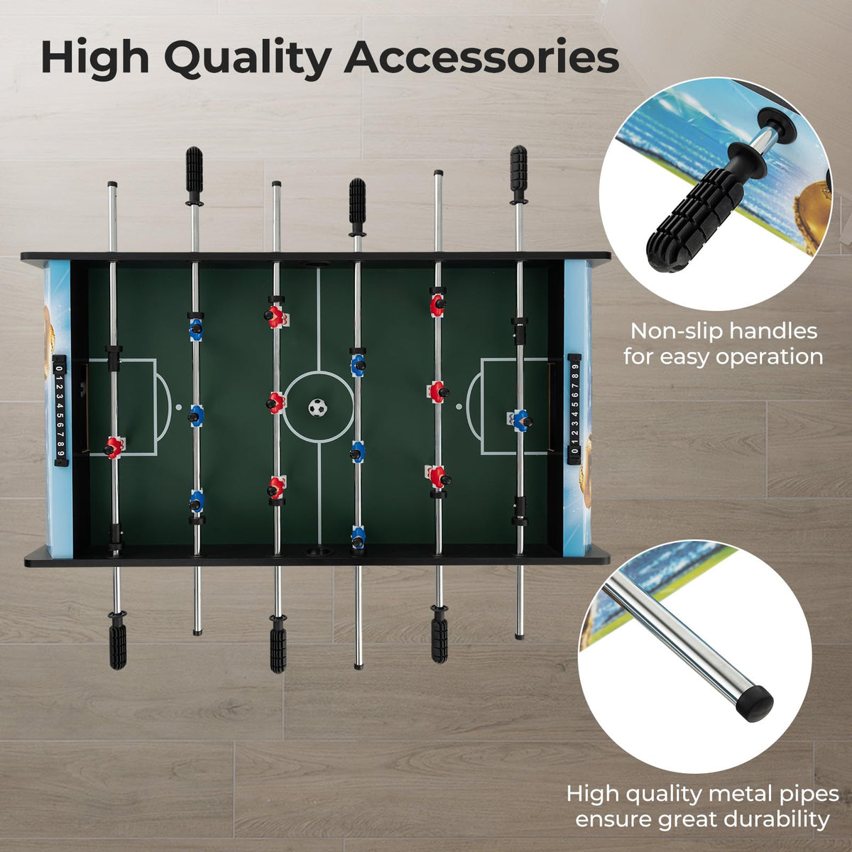 Giantex Foosball Table, 37" Foosball Table Adult Size