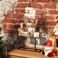 2 Pack Christmas Card Holder, Holiday Card Display Stand