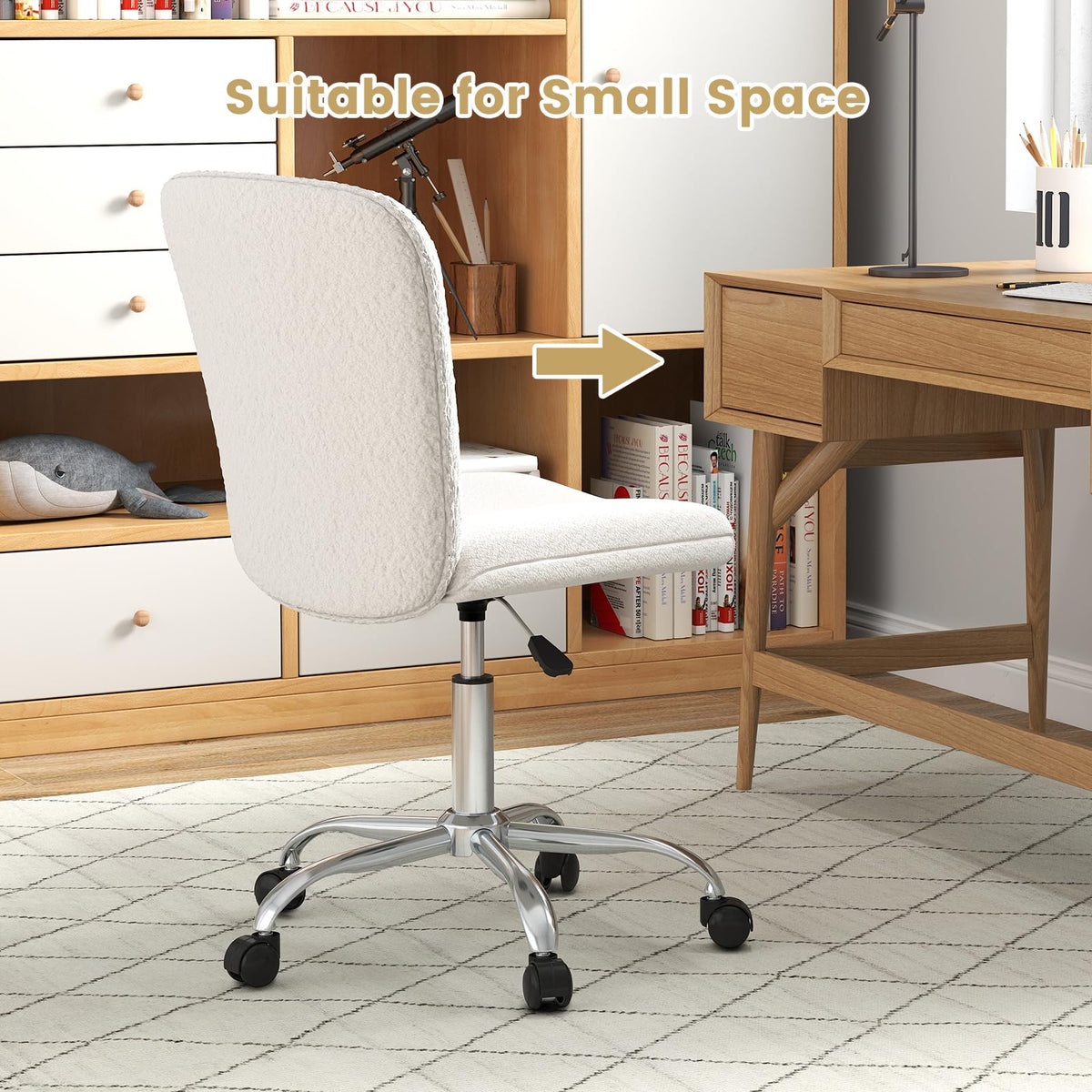 Height-Adjustable Ergonomic Mesh Chair, 2 Pack