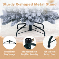 180/210cm Pop up Christmas Tree with Snowy Branch Tips
