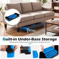 3-in-1 Aerobic Step Platform Set with 2 Stackable Risers