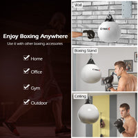 Water Punching Bag, 45cm 50kg Heavy Punching Bag with Adjustable Metal Chain