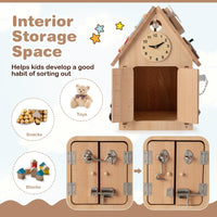 Multi-purpose Busy House with Sensory Games for Boys & Girls Ages 3 + Years Old