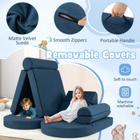 13 PCS Modular Kids Play Couch for Nursery Playroom Bedroom Living Room
