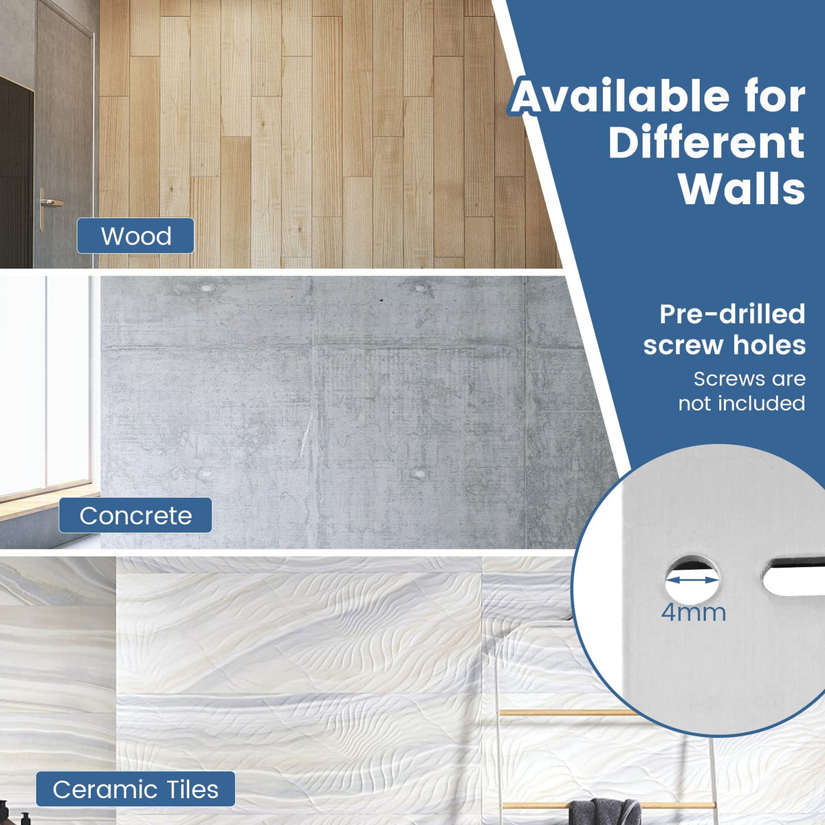 4 Pieces Magnetic Tool Organizers with 32 Strong Magnetic Strips