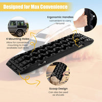 Set of 2 Off-Road Traction Board, 10 Tons Recovery Board Traction Aid