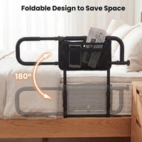 Foldable Bed Rail for Seniors, Bed Rail for Elderly Adults Safety