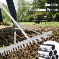 Landscape Rake 36 Inch, Aluminum Rake Head