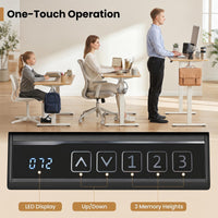 Giantex 120 CM Standing Desk, Height Adjustable Stand Up Desk