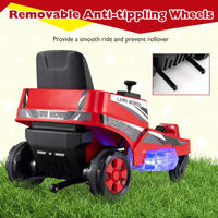 12V Ride on Lawn Mower for Kids, Toddler Electric Ride on Car