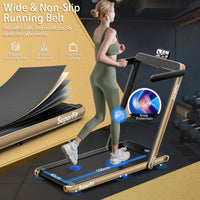 2-in-1 Walking & Running Treadmill,Folding Under Desk Walking Pad