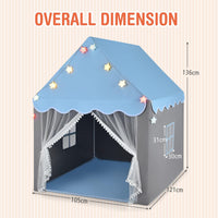 Indoor Outdoor Princess Tent for Boys & Girls