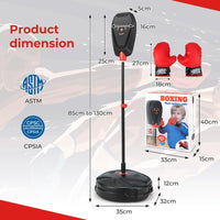 Punching Bag Boxing set with Punching Speed Ball for 5+ Years Old Boys & Girls