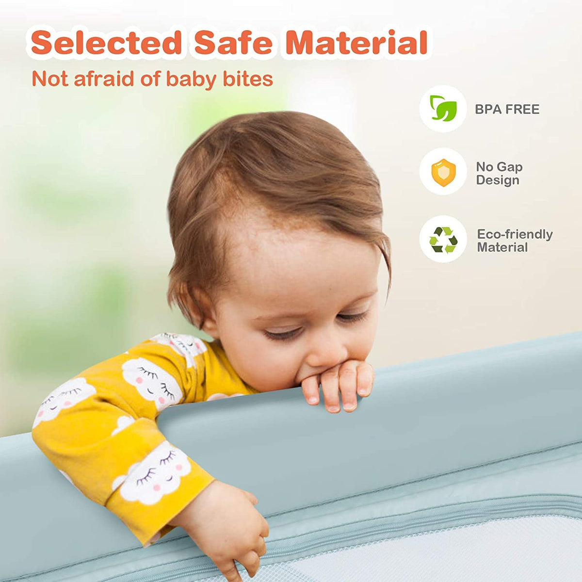 Playpen Baby Toddlers Safety Activity Fence with 50 Ocean Balls