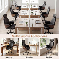 Ergonomic Office Chair with Headrest and Adjustable Height