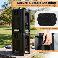 Giantex 18 L Insulated Beverage Dispenser, Hot and Cold Drink Server Carrier