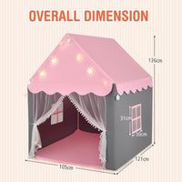 Indoor Outdoor Princess Tent for Boys & Girls