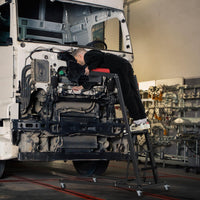 Foldable Topside Automotive Engine Creeper, 180 kg Capacity High Top Creeper Workstation