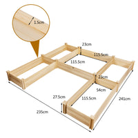 Giantex U-Shaped Raised Garden Bed