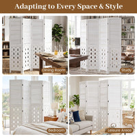 170cm Tall Wood Room Divider with 4/6 Panel
