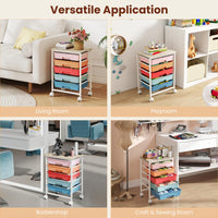 Giantex Rolling Cart with 5 Drawers