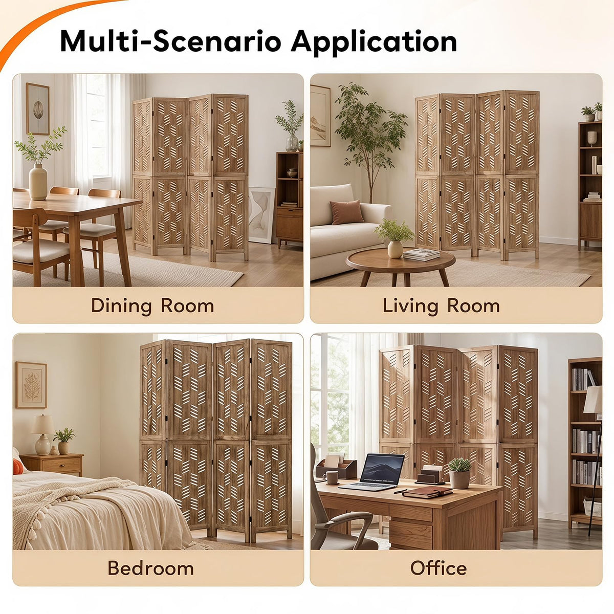 Giantex 170 cm Tall Room Divider, Folding Privacy Screen
