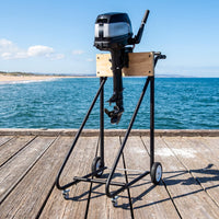330 LBS Boat Motor Stand, Portable Outboard Engine Cart