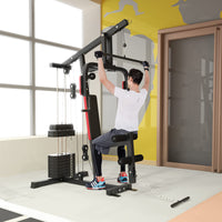 Ergonomic Workout Equipment with Pulley, Arm and Leg Developer for Total Body Training