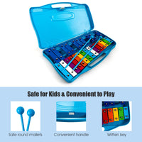 25 Note Xylophone with suitcase-like outlook for Kids