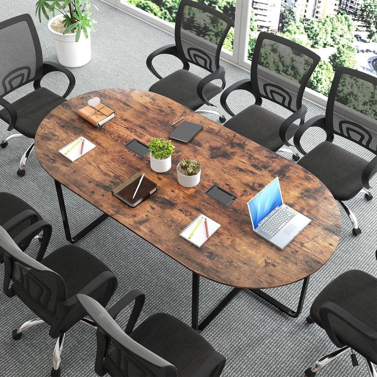 240.5cm Oval Conference Table