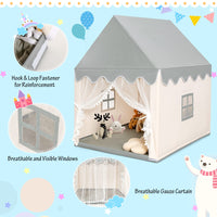 Kids Playhouse With Washable Soft Mat and Mesh Window