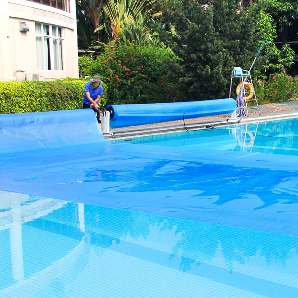 9.8 x 5 m Swimming Pool Cover, Heat Solar Outdoor Bubble Blanket
