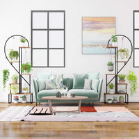 6-Tier Metal Plant Stand, Heart-Shape Ladder Plant Shelves, 2 Pack