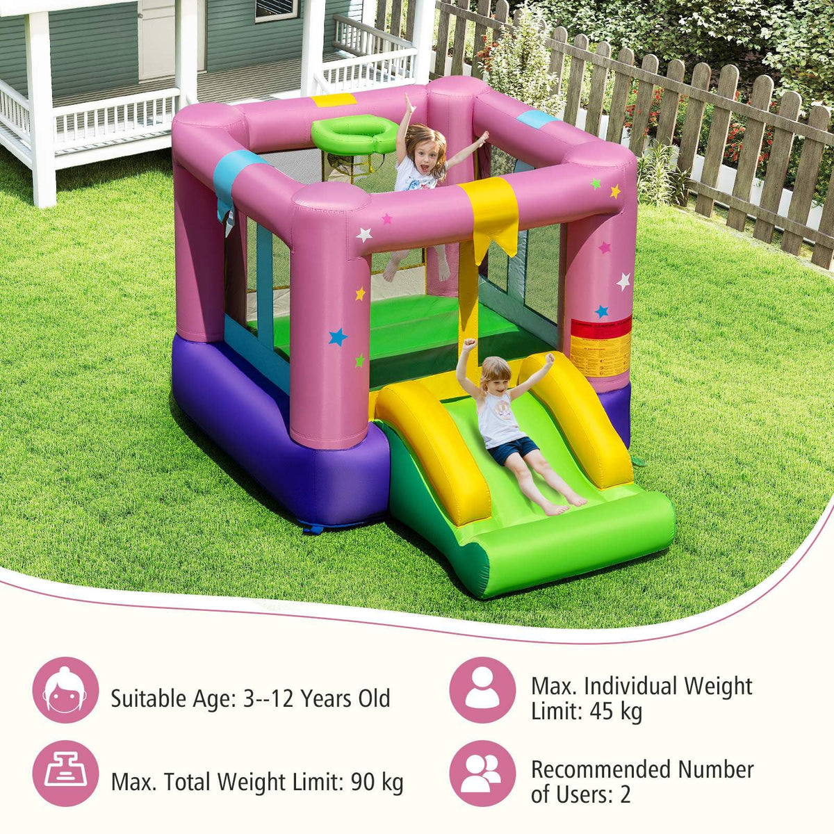 Inflatable Bounce House, Kids Jumping Castle