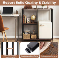 Kitchen Baker's Rack Mini Fridge Stand Table with 4 Shelves for Oven