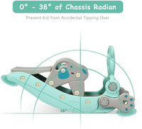 4-in-1 Rocking Horse and Slide Set for Kids