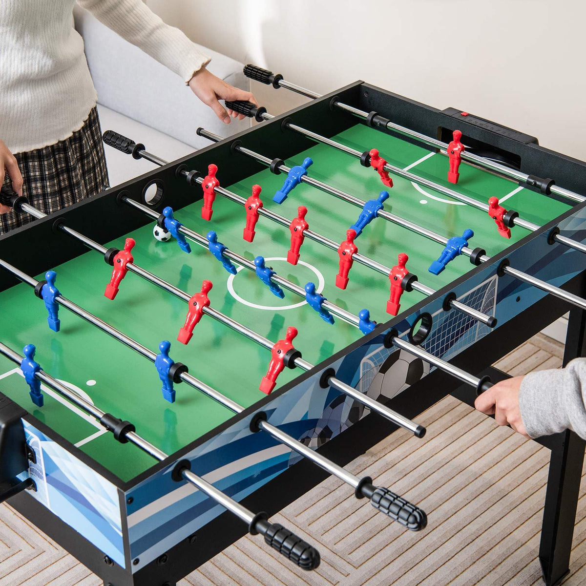 14-in-1 Combo Game Table Set with Foosball for Home and Office