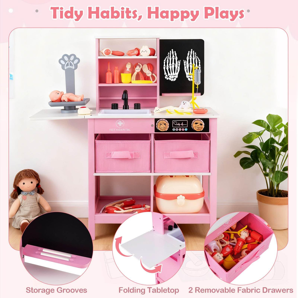 Kids Play Doctor's Office, Medical Center Toy