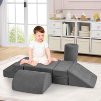 6-Piece Baby Climbing Blocks Kids Indoor Soft Play Structure