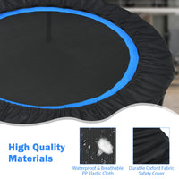 40” Foldable Trampoline with 2 Resistance Bands