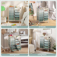 Giantex 14-Drawer Rolling Cart on Wheels
