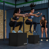 3 in 1 Foam Plyometric Box, 12/14/16 Inch Foam Jumping Box