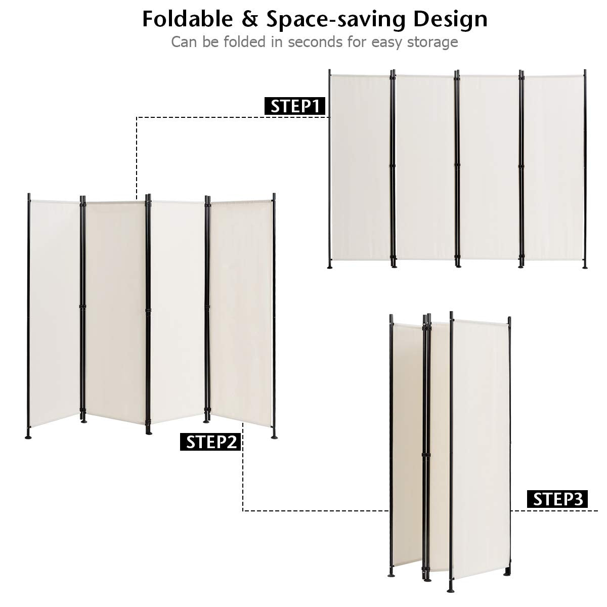 Portable Fiber Wall Divider for Home Office