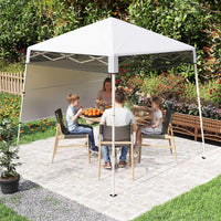 2.1 x 2.1 M Pop-Up Canopy Tent with 1 Push Center Lock for Sports Picnic Camping
