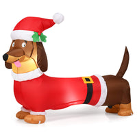 160 CM Christmas Inflatable Dog with Internal Bulbs for Indoor & Outdoor