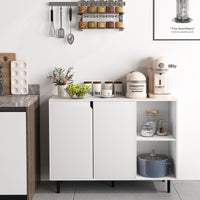 Giantex 106 cm Sideboard Buffet Cabinet, Modern Kitchen Storage Cabinet