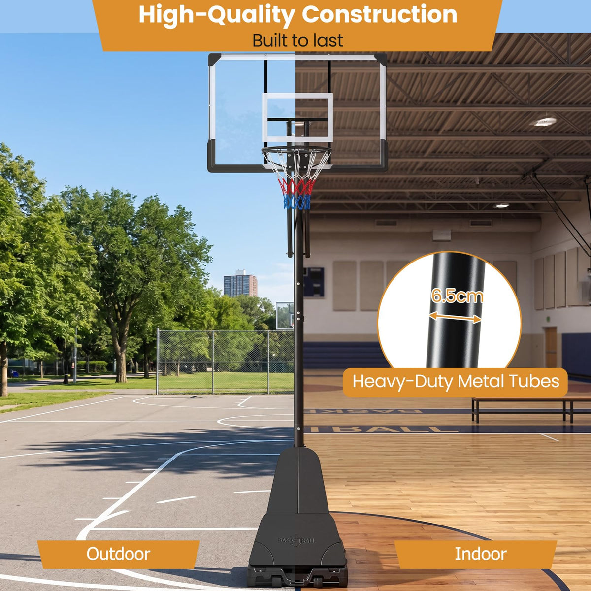 Portable Outdoor Basketball Hoop