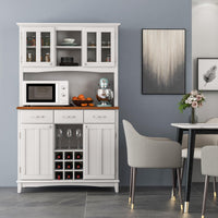Kitchen Buffet with Hutch Tall Kitchen Pantry Cabinet