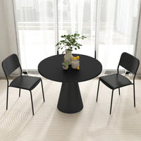 Giantex Modern Dining Chairs Set of 4, Stackable Kitchen Chairs w/Tilted Backrest & Sturdy Metal Legs