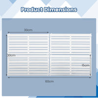 4 Pieces Magnetic Tool Organizers with 32 Strong Magnetic Strips